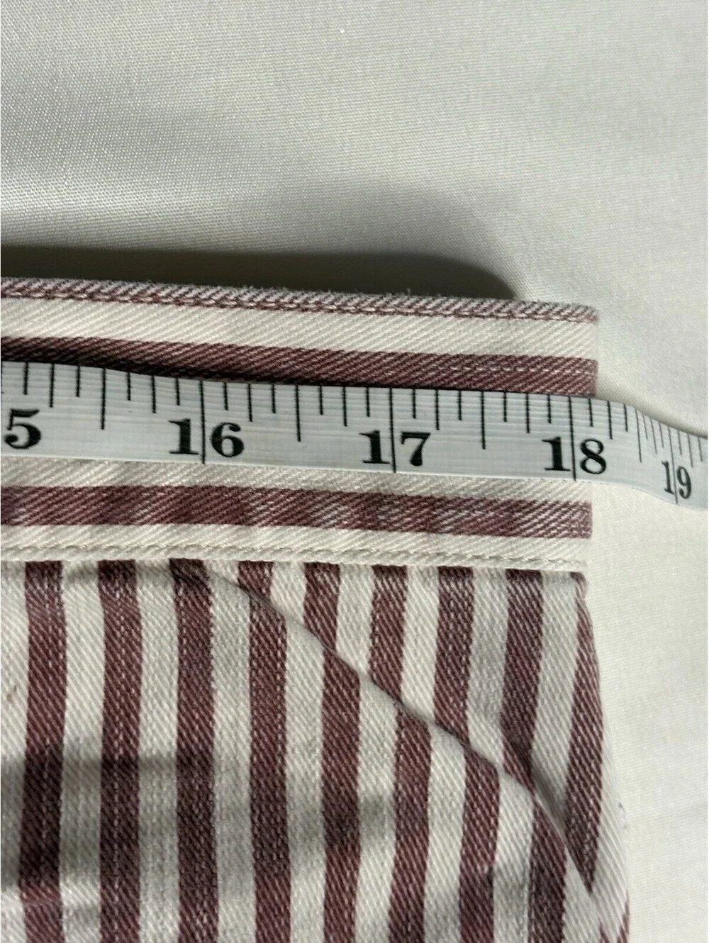 Madewell The High-Rise Slim Crop Boyjean Luca Stripe Jeans -